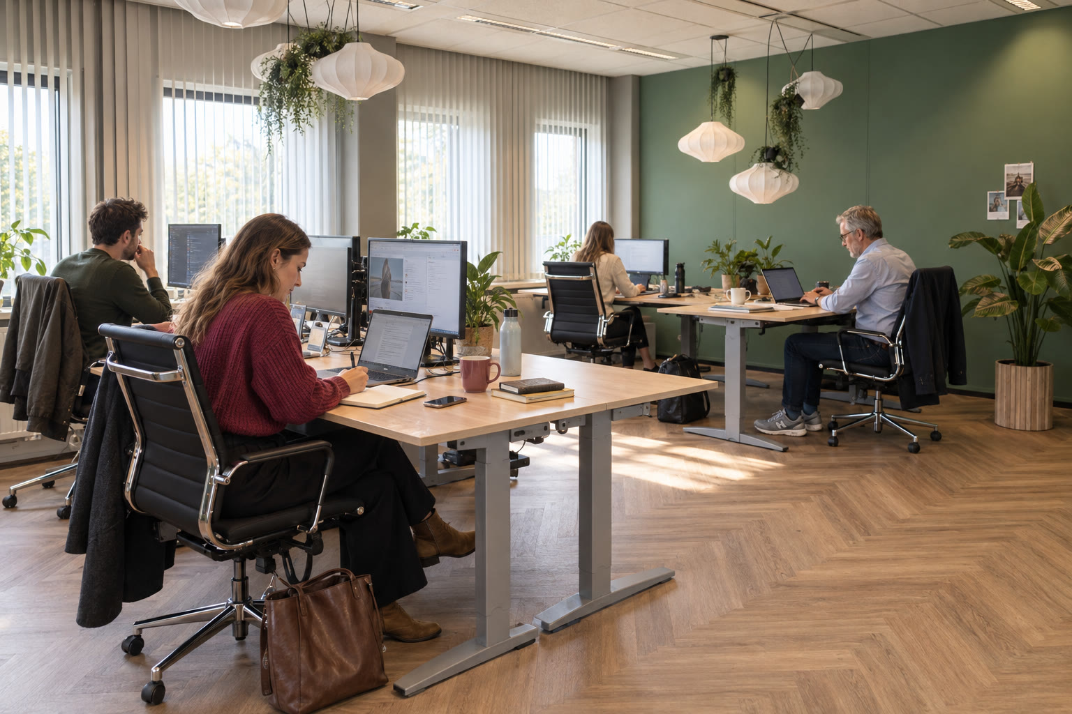 Sfeervolle werkruimte bij Lekr Werken